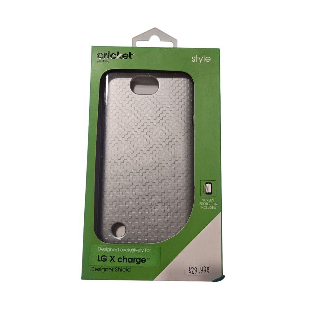 LG X charge phone case silver - cricket
